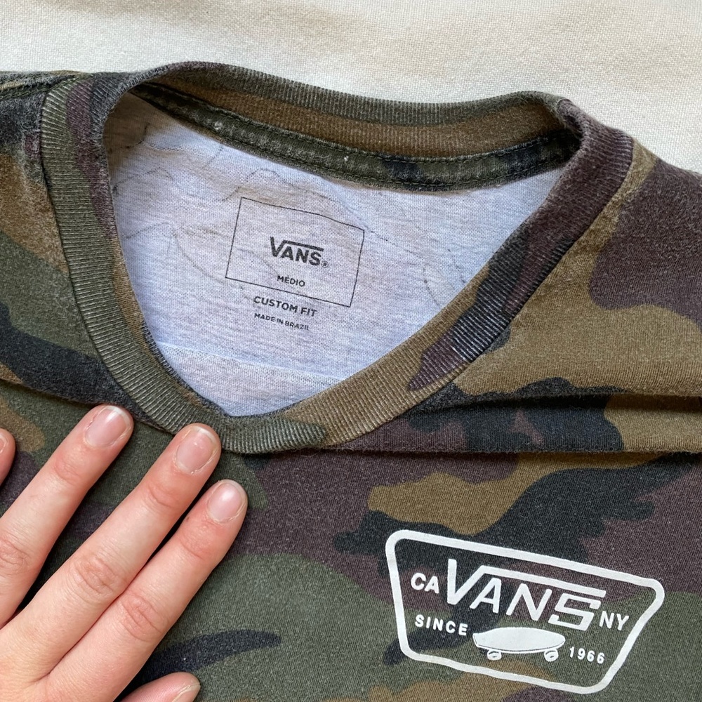 Medium Camo Vans Tshirt